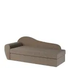 MATYLDA válenda celočalouněná, provedení levé, látka B 04 hnědý melír